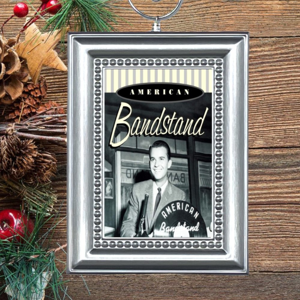 American Bandstand Dick Clark Retro Nostalgic Christmas‎ Tree Ornament